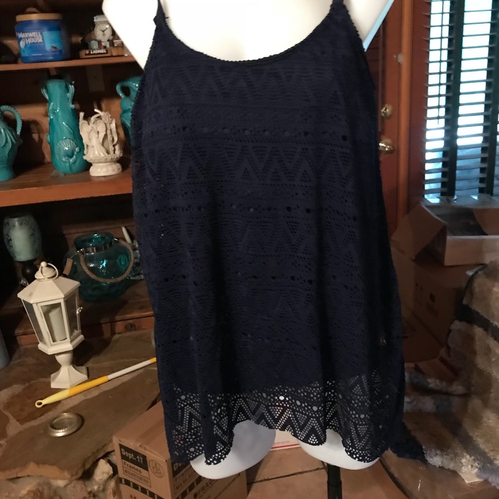 Top Tankini black, wear with any black bottoms
